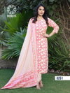 Classy Floral Part 4 By Womaya Silk Printed Straight Cut Kurti With Bottom Dupatta 

